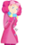 Size: 1536x2048 | Tagged: safe, artist:autumn-opaline, pinkie pie, human, g4, clothes, female, humanized, scarf, simple background, solo, transparent background