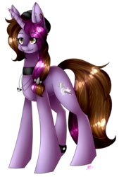 Size: 1093x1617 | Tagged: safe, artist:alithecat1989, oc, oc only, oc:symphony diamond, pony, ear piercing, female, mare, piercing, requested art, simple background, smiling, solo, transparent background