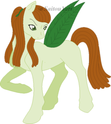 Size: 520x584 | Tagged: safe, artist:t-aroutachiikun, oc, oc only, oc:omar, pegasus, pony, base used, leaf wings, male, simple background, solo, stallion, transparent background