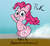 Size: 1258x1148 | Tagged: safe, artist:tellytoon, artist:tellywebcartoons, pinkie pie, g4, 30 minute art challenge, female, gotta go fast, looney tunes, road runner, running, smiling, solo, wheel o feet