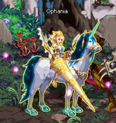Size: 714x754 | Tagged: safe, screencap, shining armor, pony, unicorn, g4, barely pony related, dungeon fighter online, elven fighter, fantasy class, humans riding horses, humans riding ponies, knight, lance, riding, screenshots, warrior, weapon