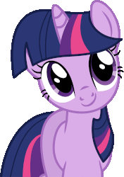 Size: 2252x3206 | Tagged: safe, artist:cyanlightning, twilight sparkle, g4, animated, cute, eye shimmer, female, gif, high res, looking up, loop, mare, simple background, solo, transparent background, twiabetes, vector