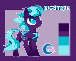 Size: 4642x3759 | Tagged: safe, artist:sorasku, oc, oc only, oc:nightrun, pegasus, pony, absurd resolution, female, headphones, mare, reference sheet, solo