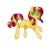 Size: 2800x2800 | Tagged: safe, artist:oniiponii, sunset shimmer, pony, unicorn, g4, female, high res, simple background, solo, white background