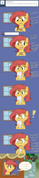 Size: 1280x5828 | Tagged: safe, artist:hummingway, oc, oc only, oc:pan pare, pony, ask-humming-way, dialogue, high res, tumblr, tumblr comic