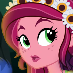 Size: 430x430 | Tagged: safe, screencap, gloriosa daisy, equestria girls, g4, my little pony equestria girls: legend of everfree, cropped, female, solo