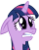 Size: 40x51 | Tagged: safe, twilight sparkle, pony, g4, ears back, emoticon, female, gritted teeth, open mouth, scared, simple background, solo, transparent background, vector