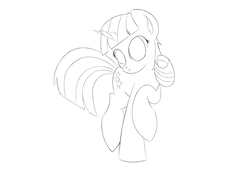 Size: 3500x2400 | Tagged: safe, artist:ideltavelocity, twilight velvet, pony, g4, female, high res, monochrome, solo