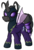 Size: 1300x1908 | Tagged: safe, artist:moemneop, oc, oc only, oc:memorynumber, changeling, changeling oc, clothes, costume, holeless, purple changeling, shadowbolts costume, simple background, solo, transparent background, uniform