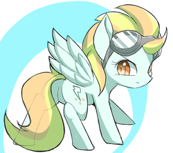 Size: 2255x2000 | Tagged: safe, artist:ccc, lightning dust, pegasus, pony, g4, butt, female, goggles, high res, lightning butt, plot, simple background, solo