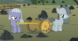 Size: 412x216 | Tagged: safe, screencap, limestone pie, marble pie, earth pony, pony, g4, the cutie mark chronicles, female, filly