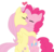 Size: 2000x1923 | Tagged: safe, artist:mickeymonster, artist:php47, fluttershy, pinkie pie, earth pony, pegasus, pony, g4, bipedal, blushing, colored, cute, duo, female, heart, hug, kiss on the lips, kissing, lesbian, mare, ship:flutterpie, shipping