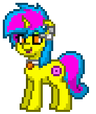 Size: 137x163 | Tagged: safe, artist:lavenderheart, oc, oc only, pony, unicorn, pony town, simple background, solo, white background