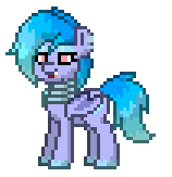 Size: 158x163 | Tagged: safe, artist:lavenderheart, oc, oc only, bat pony, pony, pony town, simple background, solo, water princess, white background