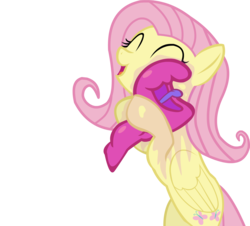 Size: 1507x1360 | Tagged: safe, artist:fallout152, fluttershy, g4, bipedal, happy tree friends, pet, this will end in tears