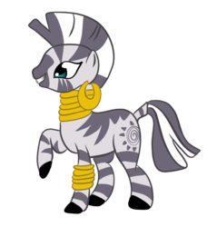 Size: 1162x1272 | Tagged: safe, artist:silversthreads, zecora, pony, zebra, g4, female, raised hoof, simple background, solo, transparent background