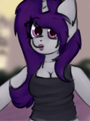 Size: 569x765 | Tagged: safe, artist:marsminer, oc, oc only, oc:wicked silly, anthro, solo