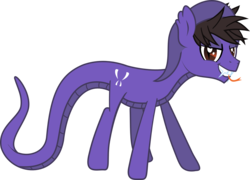Size: 1767x1271 | Tagged: safe, artist:lightningbolt, derpibooru exclusive, cobra, hybrid, original species, pony, snake pony, g4, .svg available, bedroom eyes, cobra hood, cobra starship, fangs, forked tongue, gabe saporta, hood, long tail, looking at you, male, messy mane, ponified, show accurate, simple background, solo, stallion, svg, transparent background, vector, while the city sleeps we rule the streets