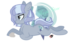 Size: 1208x696 | Tagged: safe, artist:thememechester, oc, oc only, oc:magic stone, earth pony, pony, cutie mark background, female, magical lesbian spawn, mare, offspring, parent:maud pie, parent:trixie, parents:mauxie, pet rock, prone, simple background, solo, transparent background