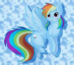 Size: 1200x1050 | Tagged: safe, artist:alora-of-hearts, rainbow dash, pony, g4, female, flying, solo