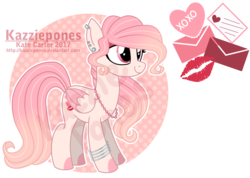 Size: 1024x729 | Tagged: safe, artist:kazziepones, oc, oc only, oc:love notes, pegasus, pony, ear piercing, female, mare, piercing, reference sheet, simple background, solo, transparent background
