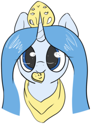 Size: 533x728 | Tagged: safe, artist:archego-art, oc, oc only, oc:princess argenta, pony, unicorn, argentina, bust, female, heart, mare, mouth hold, nation ponies, ponified, portrait, smiling, solo