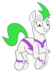 Size: 1286x1737 | Tagged: safe, artist:feralroku, derpibooru exclusive, fili-second, oc, oc only, oc:tessarect shine, pony, unicorn, looking at you, power ponies, simple background, smiling, solo, transparent background