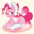 Size: 1405x1398 | Tagged: safe, artist:akainu_pony, pinkie pie, earth pony, pony, g4, female, one eye closed, prone, solo, towel, towel on head, wet