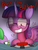 Size: 1124x1482 | Tagged: safe, artist:sandwich-anomaly, sci-twi, spike, twilight sparkle, alicorn, dragon, pony, ponies the anthology v, g4, big red button, borderlands the pre-sequel, duo, for science, glasses, grin, just do it, looking down, mad scientist, press the button, red button, scene interpretation, sci-twilicorn, smiling, the science button, twilight snapple, twilight sparkle (alicorn)