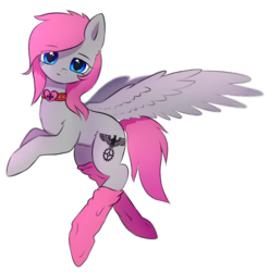 Size: 1700x1720 | Tagged: safe, artist:astralblues, oc, oc only, pegasus, pony, clothes, female, flying, mare, simple background, socks, solo, transparent background