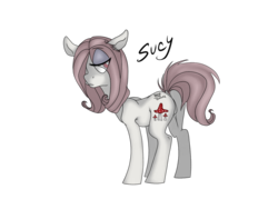 Size: 1400x1050 | Tagged: safe, artist:yashathebasher, pony, little witch academia, ponified, simple background, solo, sucy manbavaran, transparent background