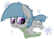 Size: 2703x1958 | Tagged: safe, artist:raspberrystudios, oc, oc only, oc:rimfrost, pony, chibi, clothes, cute, male, scarf, simple background, smol, snow, snowflake, solo, stallion, transparent background, tripping