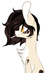 Size: 613x845 | Tagged: safe, artist:symphstudio, oc, oc only, earth pony, pony, female, mare, simple background, sitting, solo, transparent background