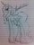 Size: 1024x1340 | Tagged: safe, artist:anxiouslilnerd, oc, oc only, oc:thunderstorm, pony, unicorn, cloven hooves, female, fluffy, gift art, glasses, jewelry, lined paper, necklace, sketch, solo, traditional art, unicorn oc, unshorn fetlocks