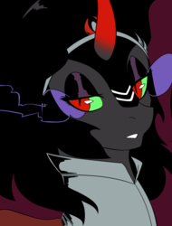 Size: 636x836 | Tagged: safe, artist:mylittlesheepy, king sombra, g4, avatar, queen umbra, rule 63, tumblr