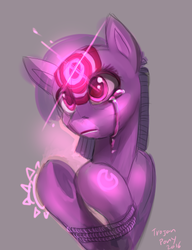 Size: 345x449 | Tagged: safe, artist:php154, twilight sparkle, pony, g4, crying, female, solo, symbolism