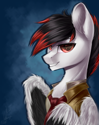Size: 1024x1293 | Tagged: safe, artist:zefirayn, oc, oc only, pony, solo