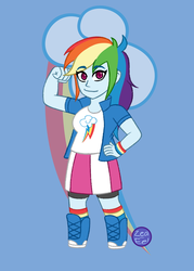 Size: 1500x2100 | Tagged: safe, artist:zeal-eel, rainbow dash, equestria girls, g4, female, solo