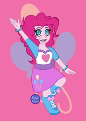 Size: 1500x2100 | Tagged: safe, artist:zeal-eel, pinkie pie, equestria girls, g4, female, solo