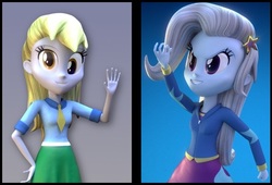 Size: 605x412 | Tagged: artist needed, safe, artist:jarg1994, edit, derpy hooves, trixie, equestria girls, g4, 3d, 3d model