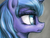 Size: 2000x1500 | Tagged: safe, artist:plotcore, princess luna, alicorn, pony, g4, bust, close-up, female, portrait, profile, s1 luna, solo