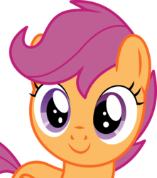 Size: 10443x11804 | Tagged: safe, artist:cyanlightning, scootaloo, pony, g4, the fault in our cutie marks, .svg available, absurd resolution, cute, female, simple background, solo, transparent background, vector