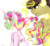 Size: 1843x1691 | Tagged: safe, artist:graceyriver, oc, oc only, oc:aurelia charm, oc:mister joe, alicorn, pony, alicorn oc, cute, friends, grooming, joe w. trenholm, love, magic, multicolored mane, ponified, ponysona