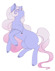 Size: 500x649 | Tagged: safe, artist:sirenibe, oc, oc only, oc:rosabella thorn, earth pony, pony, jewelry, pendant, solo