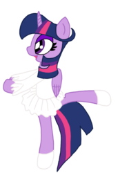 Size: 660x948 | Tagged: safe, artist:lorettafox, twilight sparkle, alicorn, pony, g4, ballet, dancing, female, hilarious in hindsight, solo, twilight sparkle (alicorn)