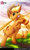 Size: 600x1000 | Tagged: safe, artist:clouddg, applejack, earth pony, pony, g4, female, mouth hold, rearing, rope, scenery, solo