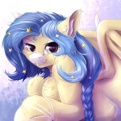 Size: 1000x1000 | Tagged: safe, artist:peachmayflower, oc, oc only, pegasus, anthro, female, mare, solo