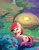 Size: 1700x2200 | Tagged: safe, artist:viwrastupr, roseluck, earth pony, pony, g4, blushing, bush, cute, female, flower, pillar, rose, smiling, sniffing, solo, underhoof, unshorn fetlocks