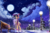 Size: 3000x2000 | Tagged: safe, artist:nemo2d, fluttershy, pegasus, pony, g4, beanie, bench, boots, box, bundled up, bundled up for winter, clothes, cloud, cloudy, female, folded wings, full moon, hat, high res, lamppost, looking away, looking up, moon, night, pine tree, present, scarf, scenery, snow, snowfall, solo, standing, starry night, stars, street, streetlight, tree, winter, winter outfit