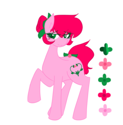 Size: 1024x1041 | Tagged: safe, artist:cubbybatdoodles, oc, oc only, oc:rose bud, earth pony, pony, female, mare, raised hoof, simple background, solo, transparent background